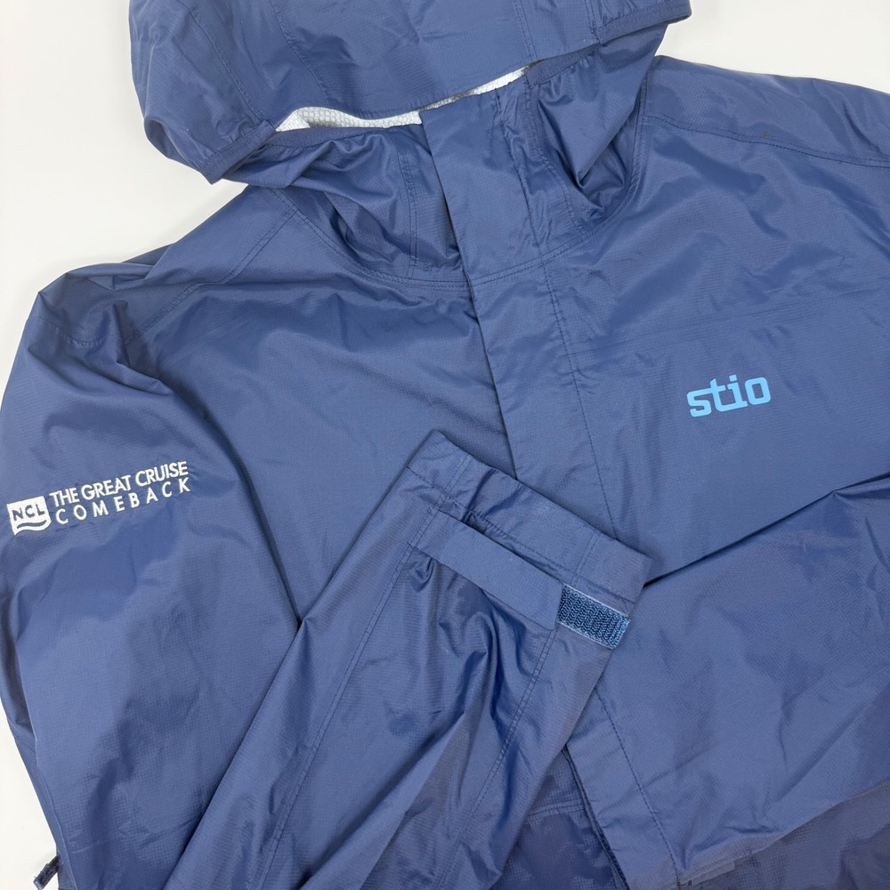 Stio Rollick Mens Blue‎ Hooded Lightweight Jacket NCL Great Cruise Comeback XL